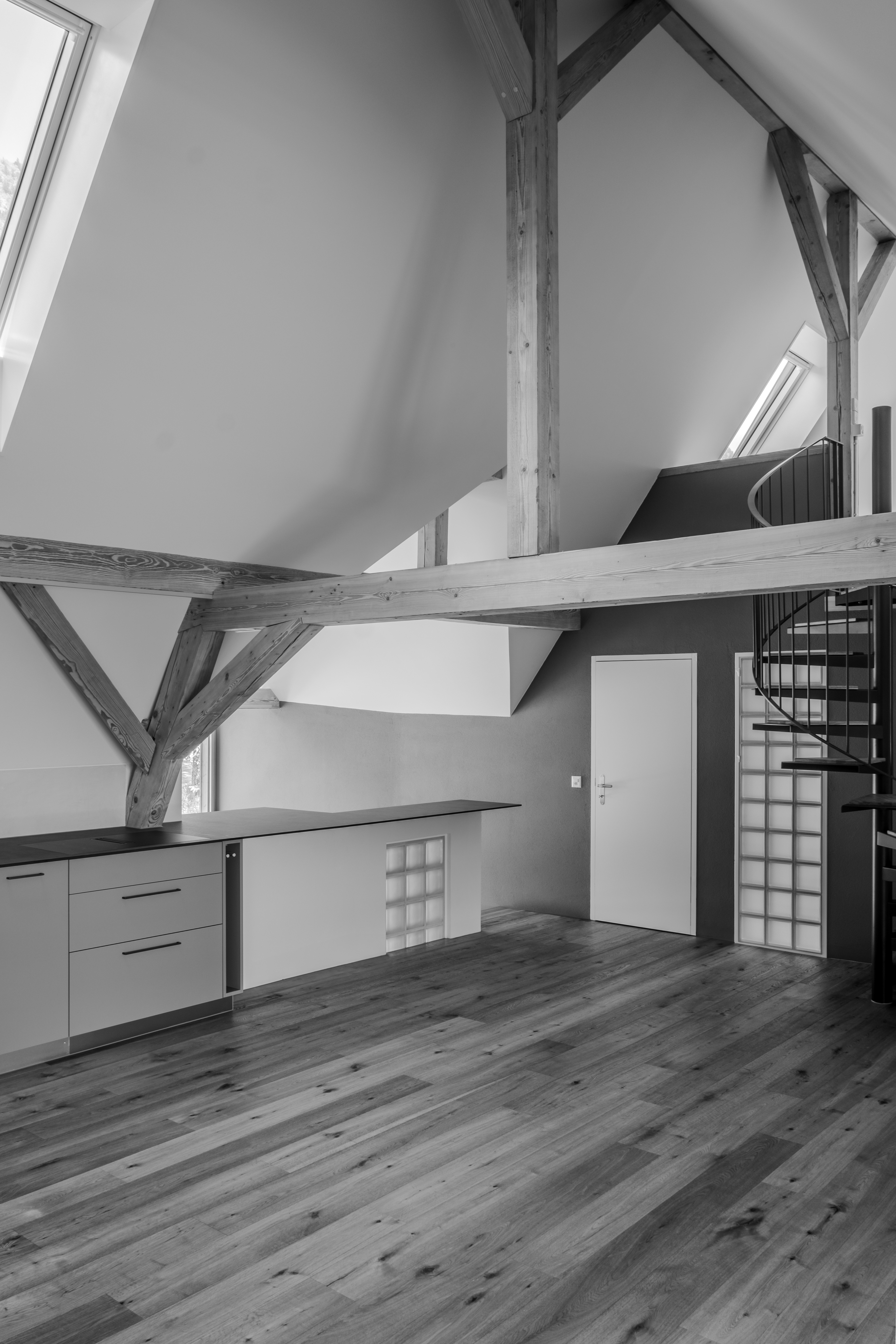 Studio apartment for a photographer