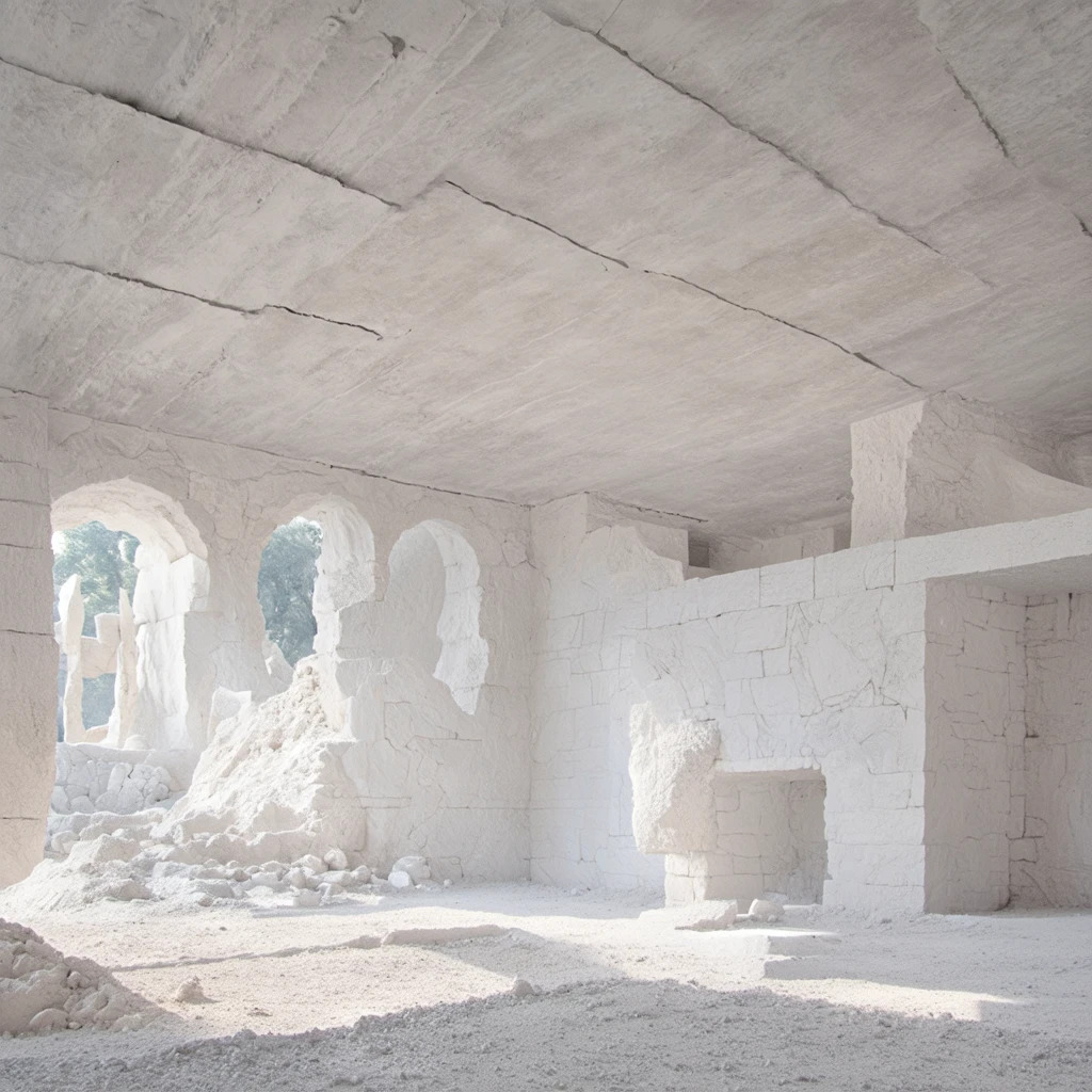 House for a couple with curly hair — surface, shape, space