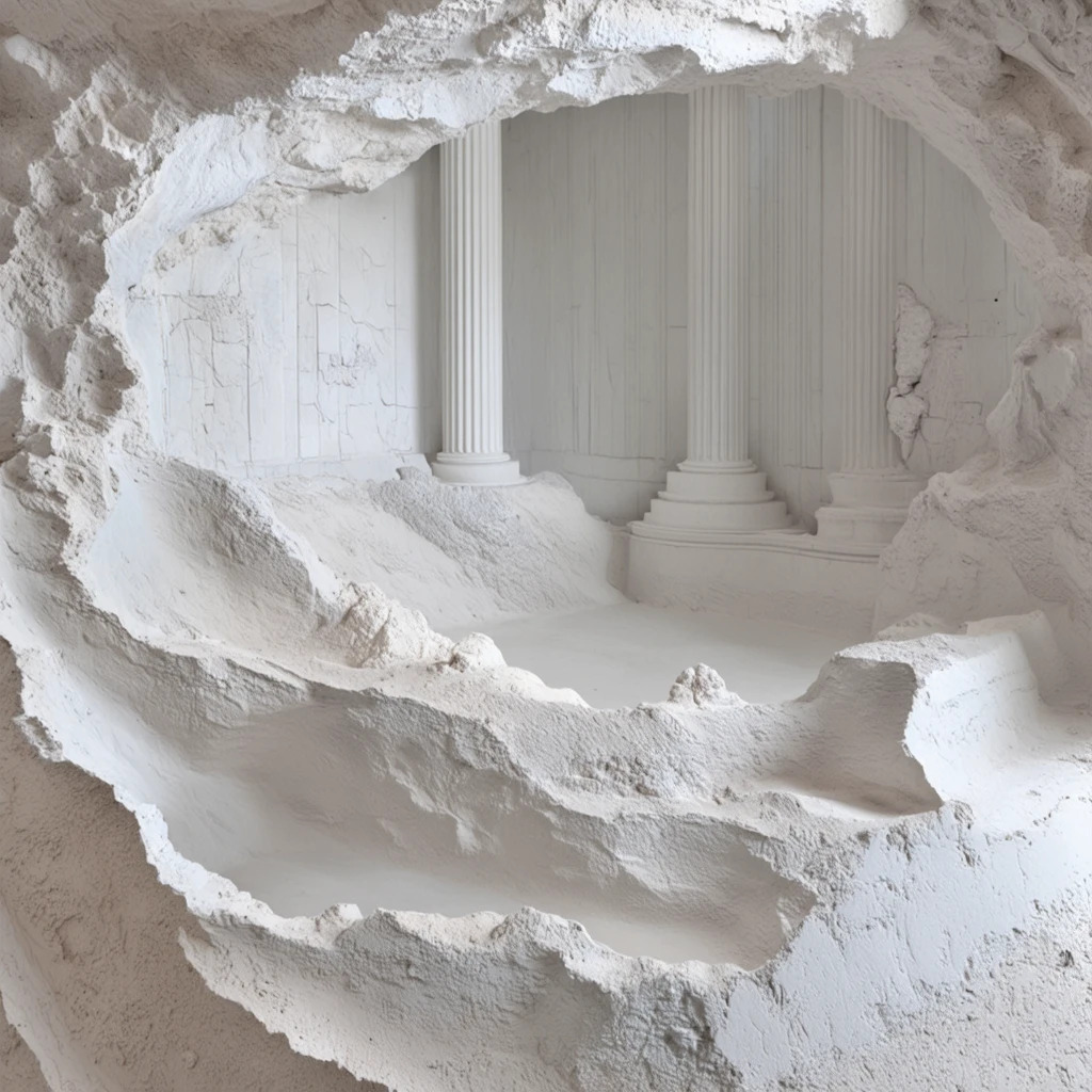 House for a couple with curly hair — surface, shape, space