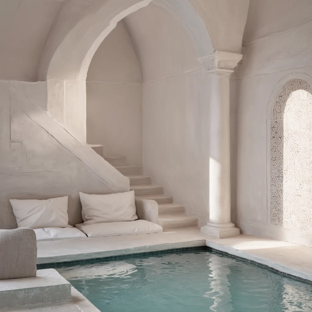 House for a couple with curly hair — surface, shape, space